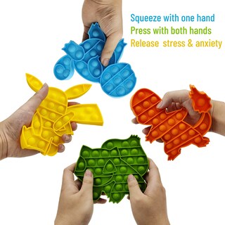 Foto 3 | Pop Bubble Toys, Paquete De 4 Unidades, Para Aliviar El Estrés Sensorial De Animales - Venta Internacional.