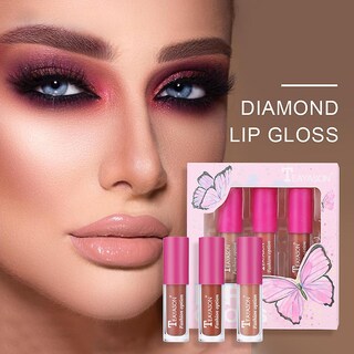 Foto 2 | Set De Brillo Labial Huoguo Diamond Lip Gloss 6 Ml X3 - Venta Internacional.