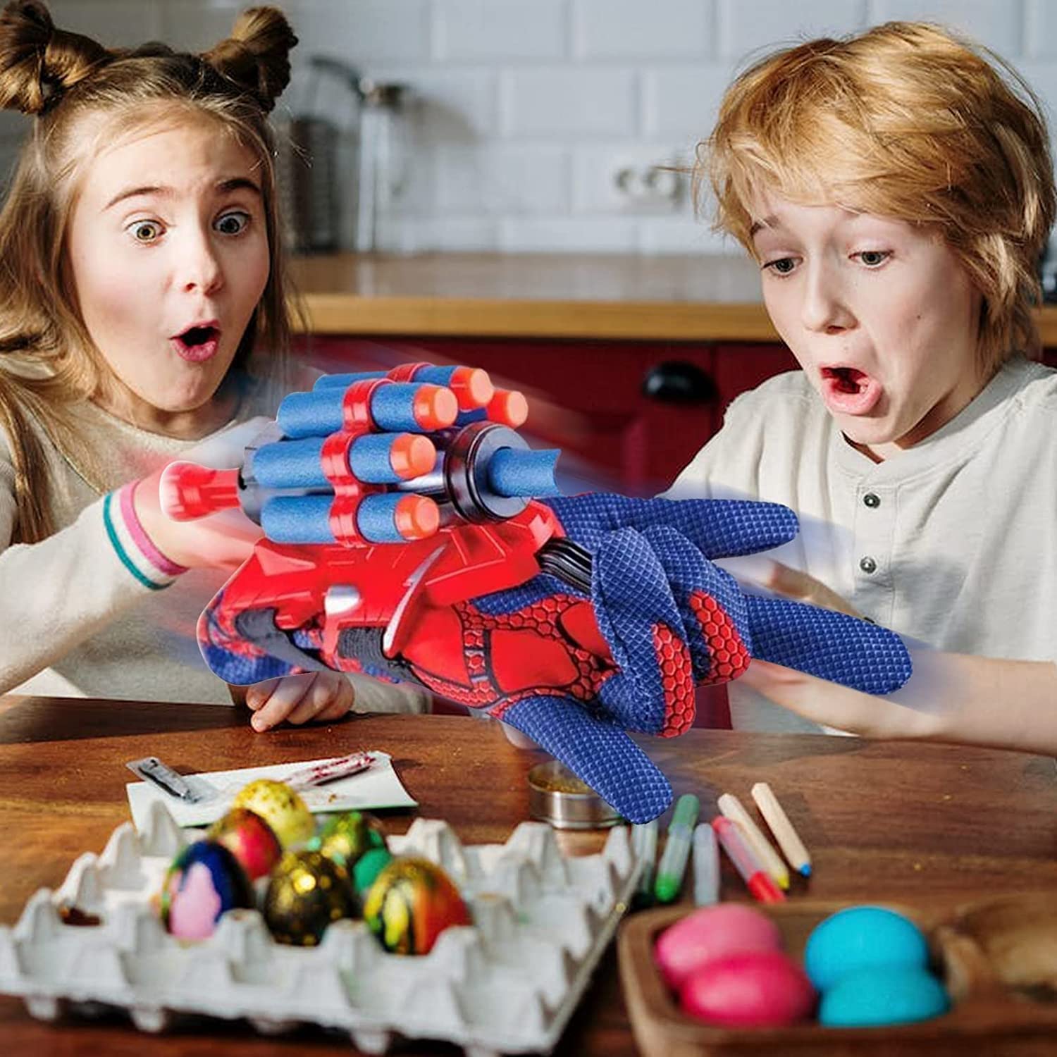 Foto 7 pulgar | Venta Internacional - Juguete Spider Gloves Web Shooter Para Niños, Dravf Spider Man