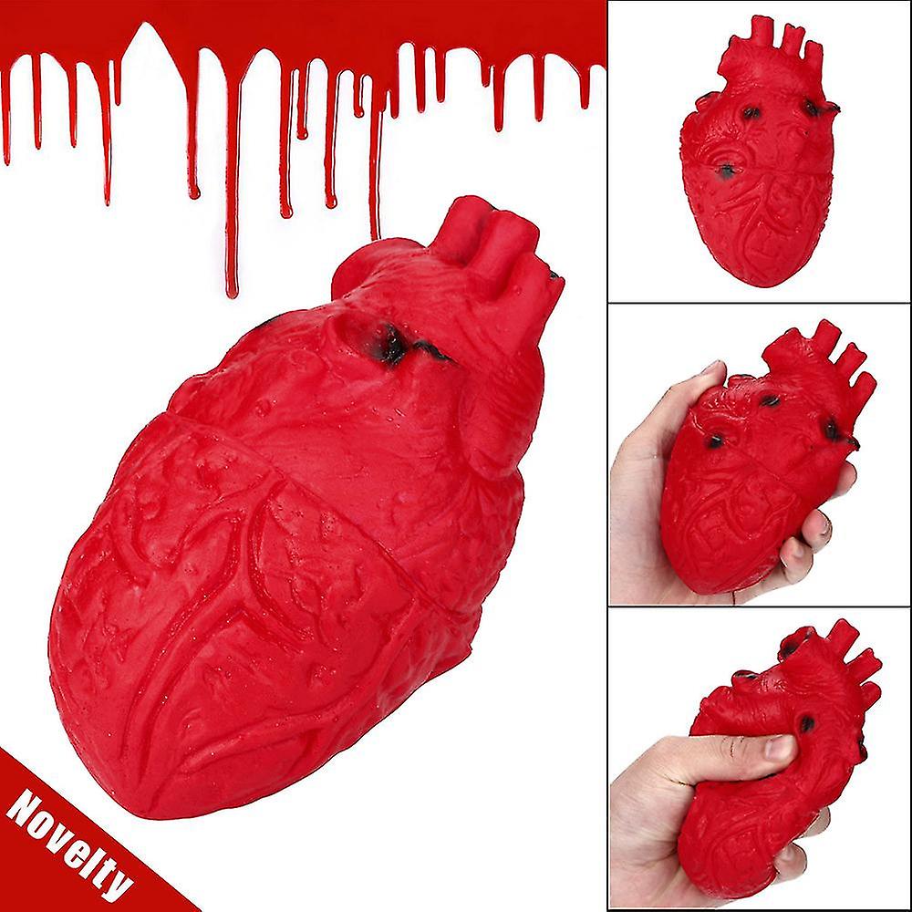 Foto 6 pulgar | Venta Internacional - Juguete De Silicona Stress Ball Para Apretar El Corazón Con Forma De Corazón, 15 X 8 X 8 Cm