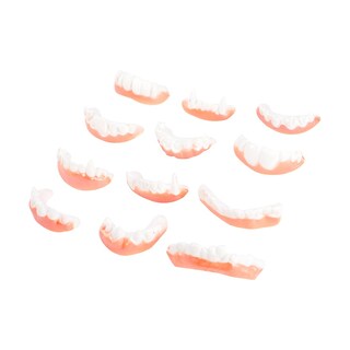 Foto 3 | Venta Internacional - Decoración De Dientes Con Forma De Colmillos Enganchados Para Halloween, 12 Unidades, Pvc