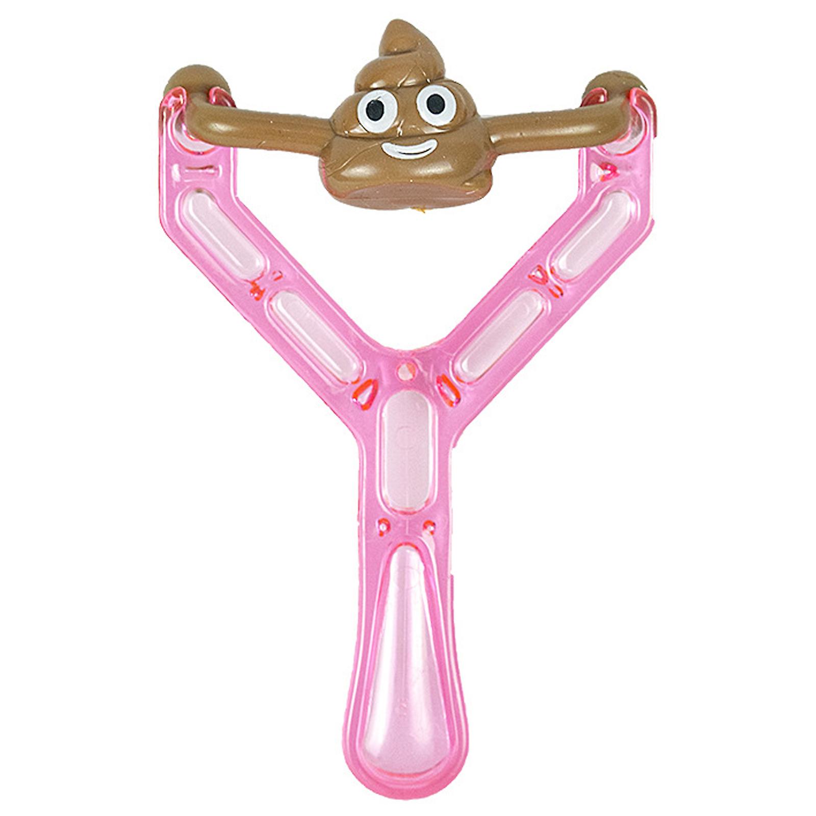 Venta Internacional - Toy Slingshot Poop, Minijuguetes De Goma Con Tirachinas Voladores