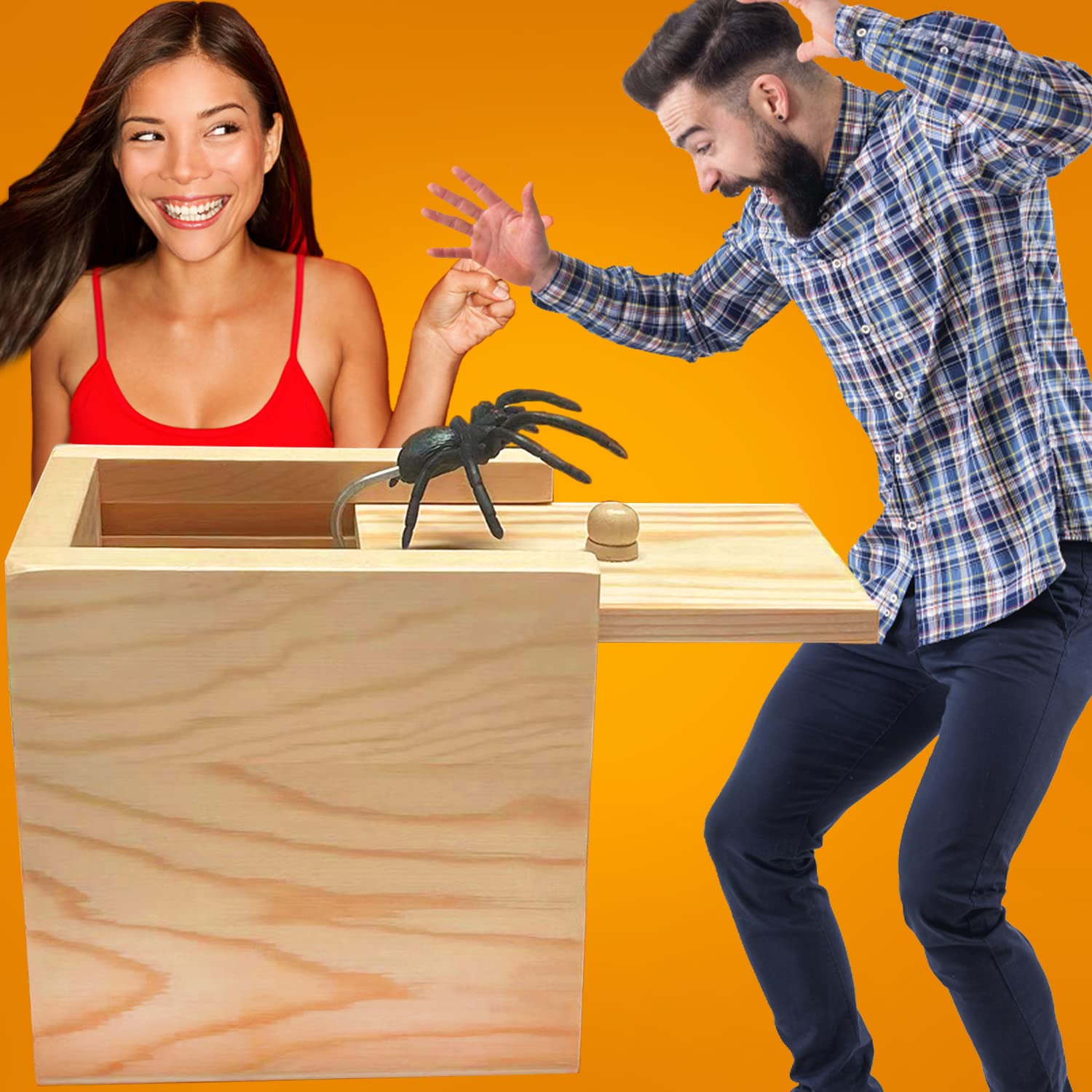 Foto 7 pulgar | Venta Internacional - Juguetes Sorpresa Divertidos De Prank Box Jishi Spider Para Adultos Y Niños