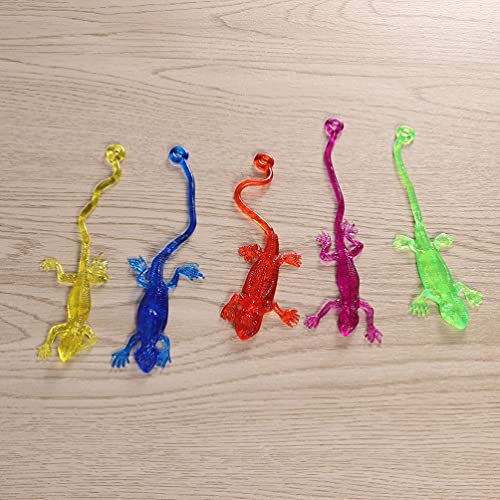 Foto 3 | Juguetes Elásticos Sticky Lizards Nuobesty Para Fiestas Infantiles, 20 Unidades - Venta Internacional.