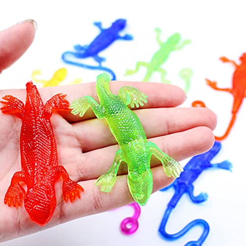 Foto 5 pulgar | Juguetes Elásticos Sticky Lizards Nuobesty Para Fiestas Infantiles, 20 Unidades - Venta Internacional.