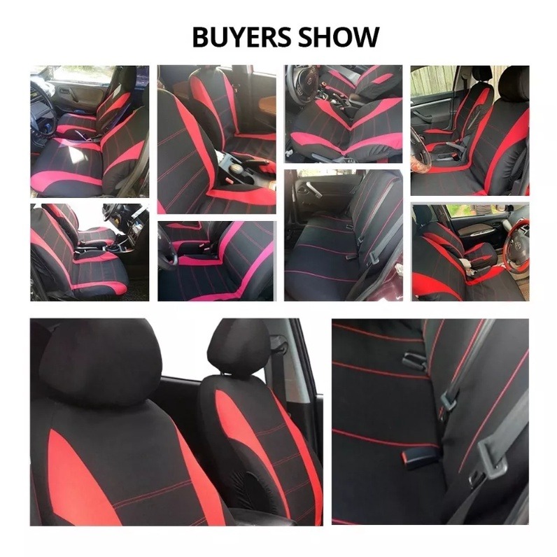 Foto 5 pulgar | Juego de Fundas de Asiento de Coche para 5 Asientos 9 Piezas Fnbrli