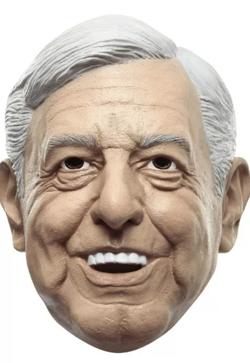 Foto 2 pulgar | Máscara Latex Amlo Peje Divertida Disfraz