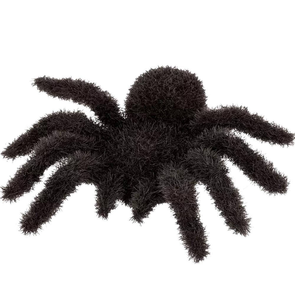 Foto 5 pulgar | Amscan, Diseño De Araña Borrosa De Plástico Para Decoración De Halloween, Paquete De 6 - Venta Internacional.