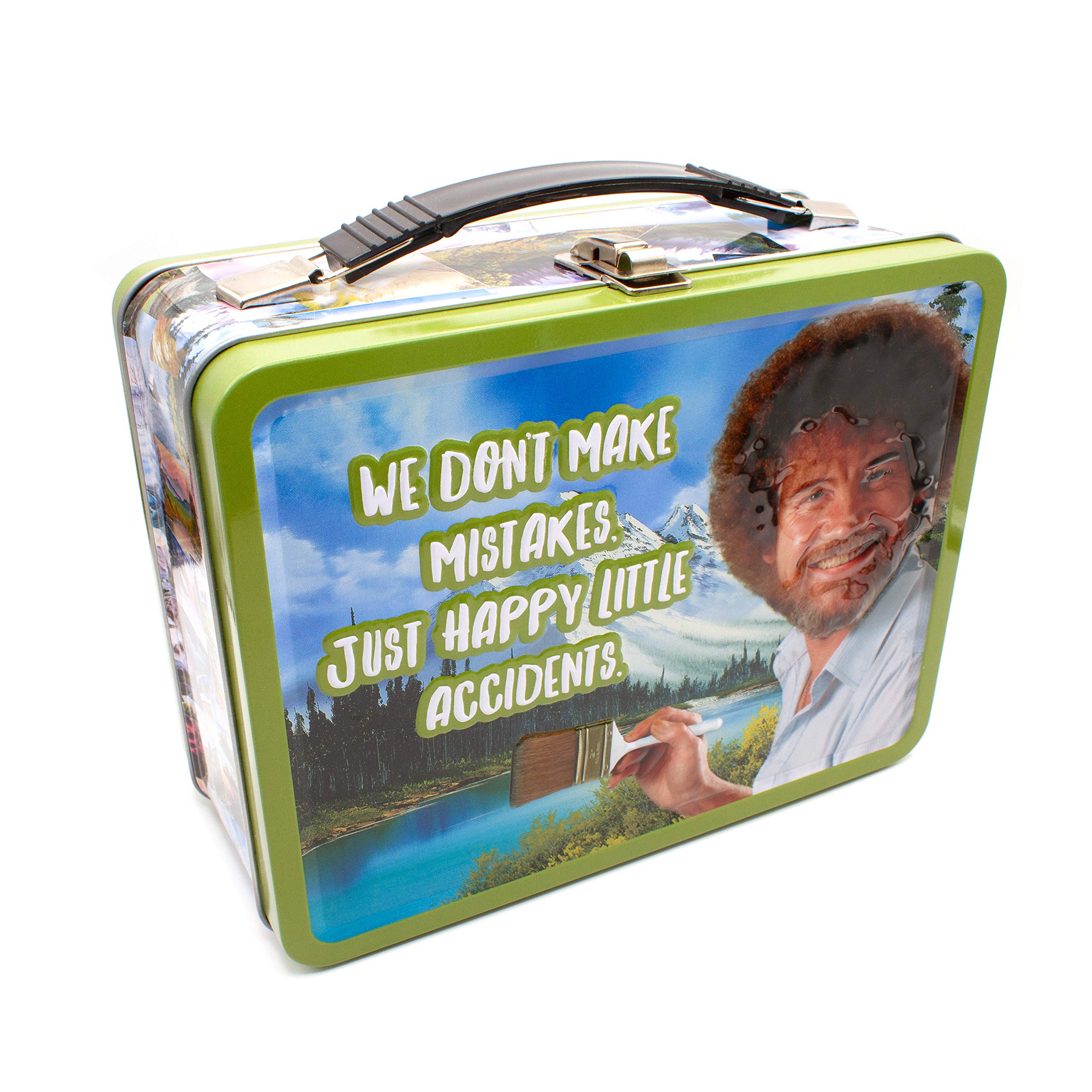 Foto 2 pulgar | Fun Box Aquarius Bob Ross Happy Accidents Con Tapa Estampada - Venta Internacional.