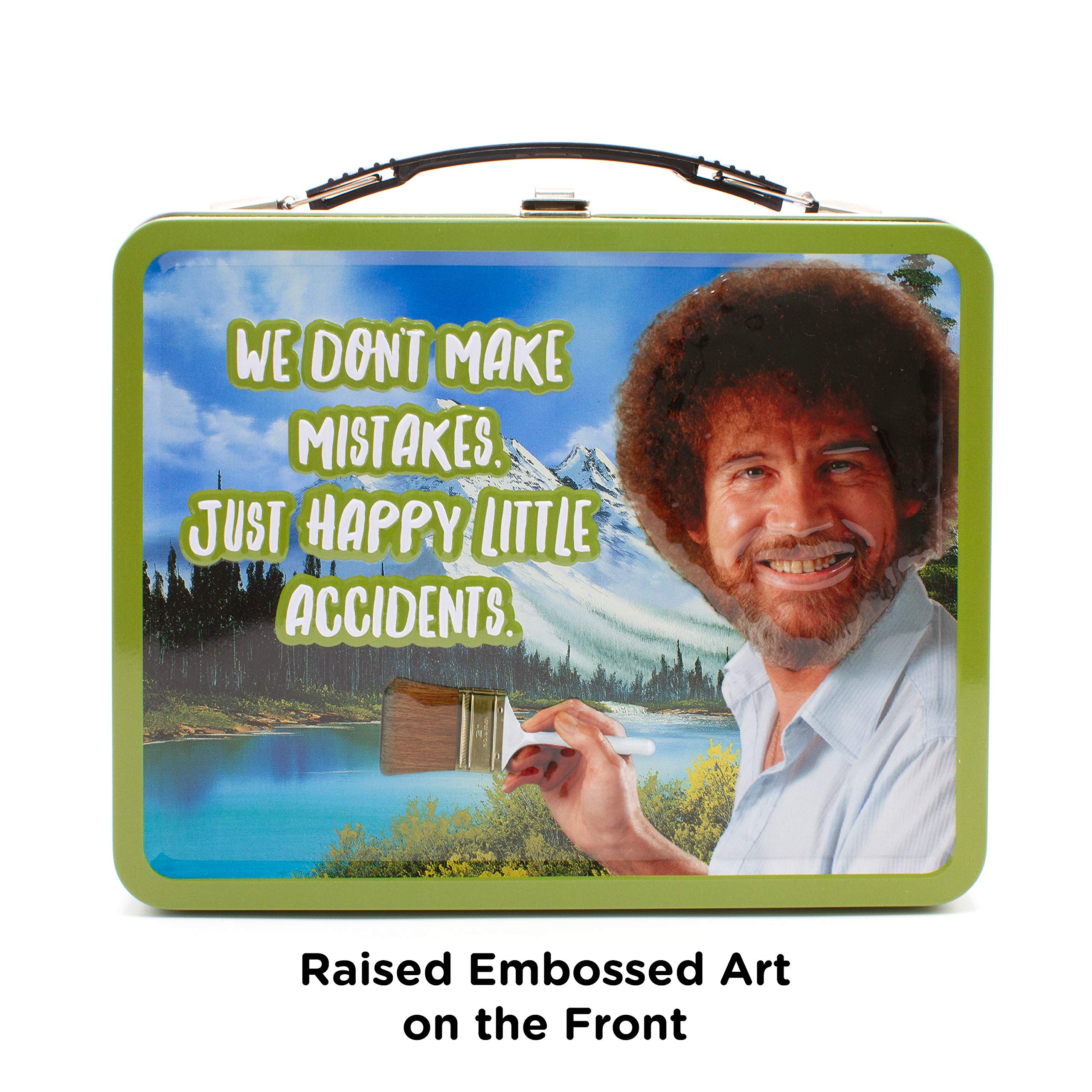 Foto 4 pulgar | Fun Box Aquarius Bob Ross Happy Accidents Con Tapa Estampada - Venta Internacional.