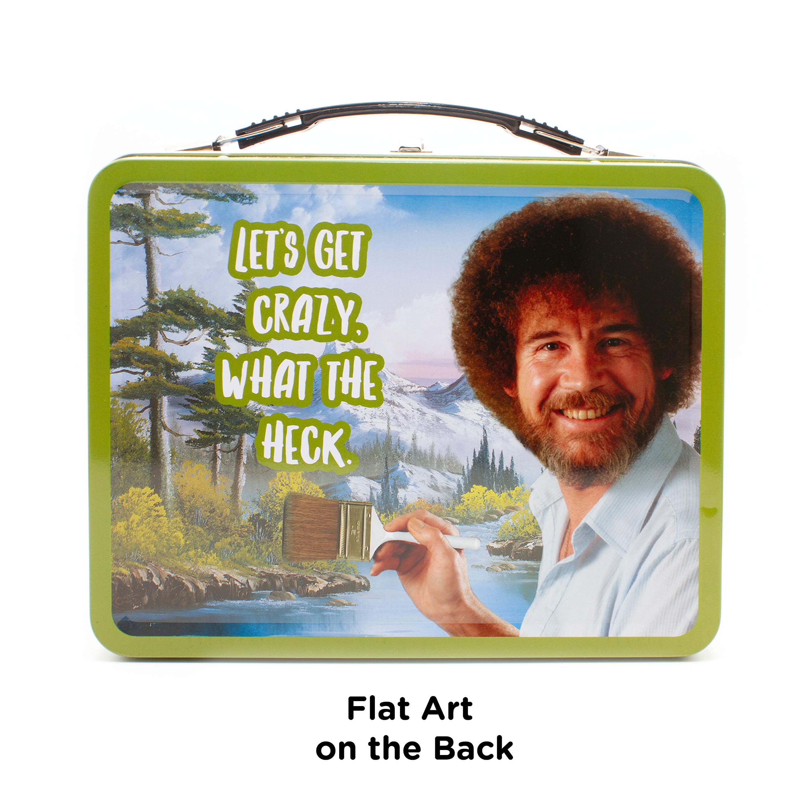 Foto 5 pulgar | Fun Box Aquarius Bob Ross Happy Accidents Con Tapa Estampada - Venta Internacional.