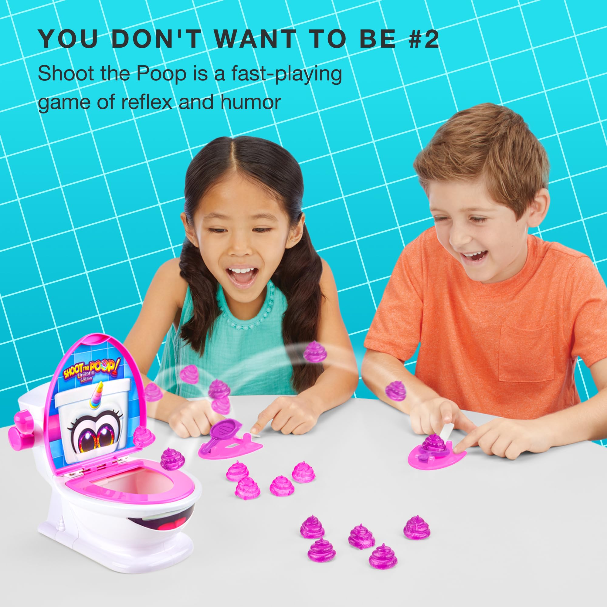 Foto 5 pulgar | Juego Familiar Brybelly Shoot The Poop Unicorn Edition - Venta Internacional.