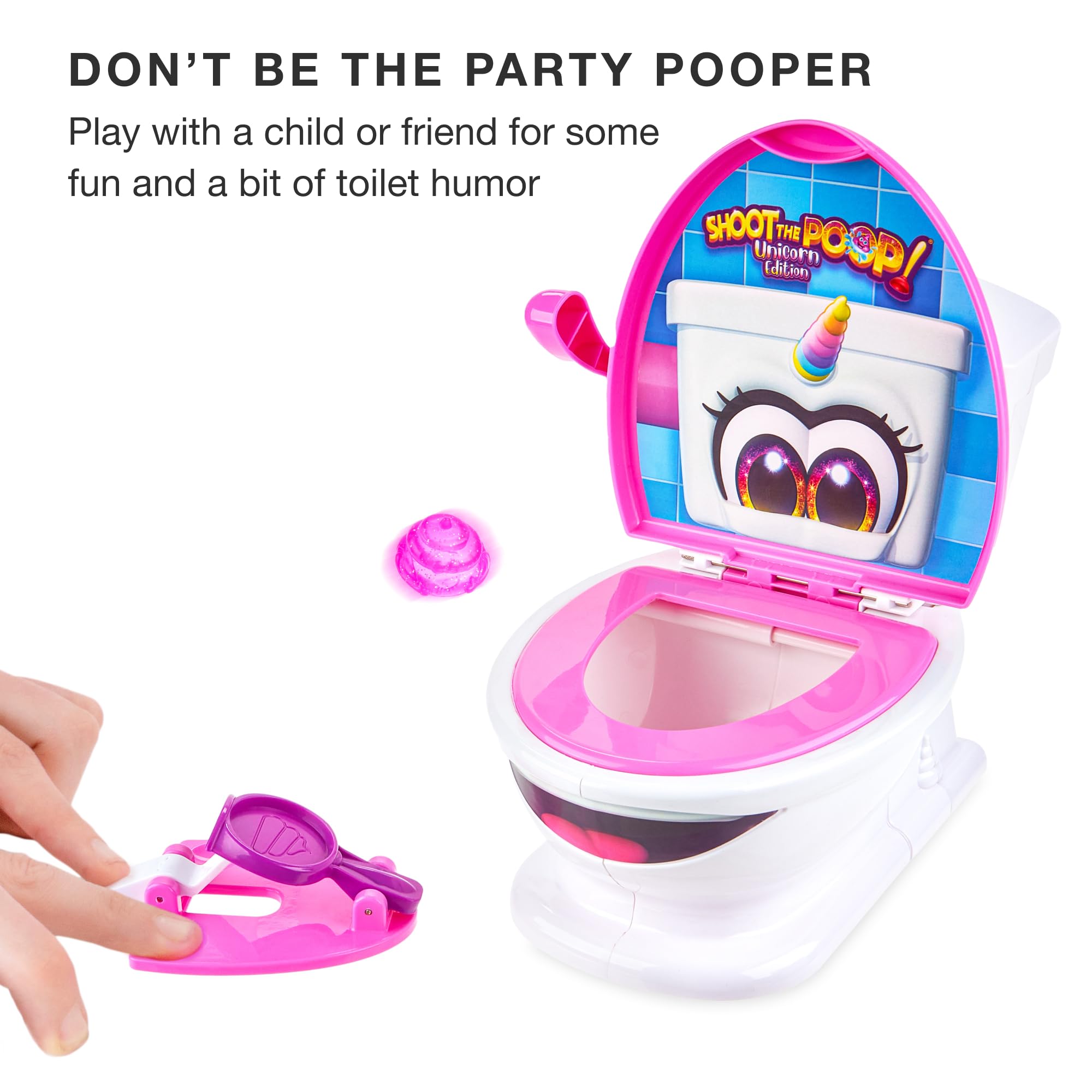 Foto 6 pulgar | Juego Familiar Brybelly Shoot The Poop Unicorn Edition - Venta Internacional.