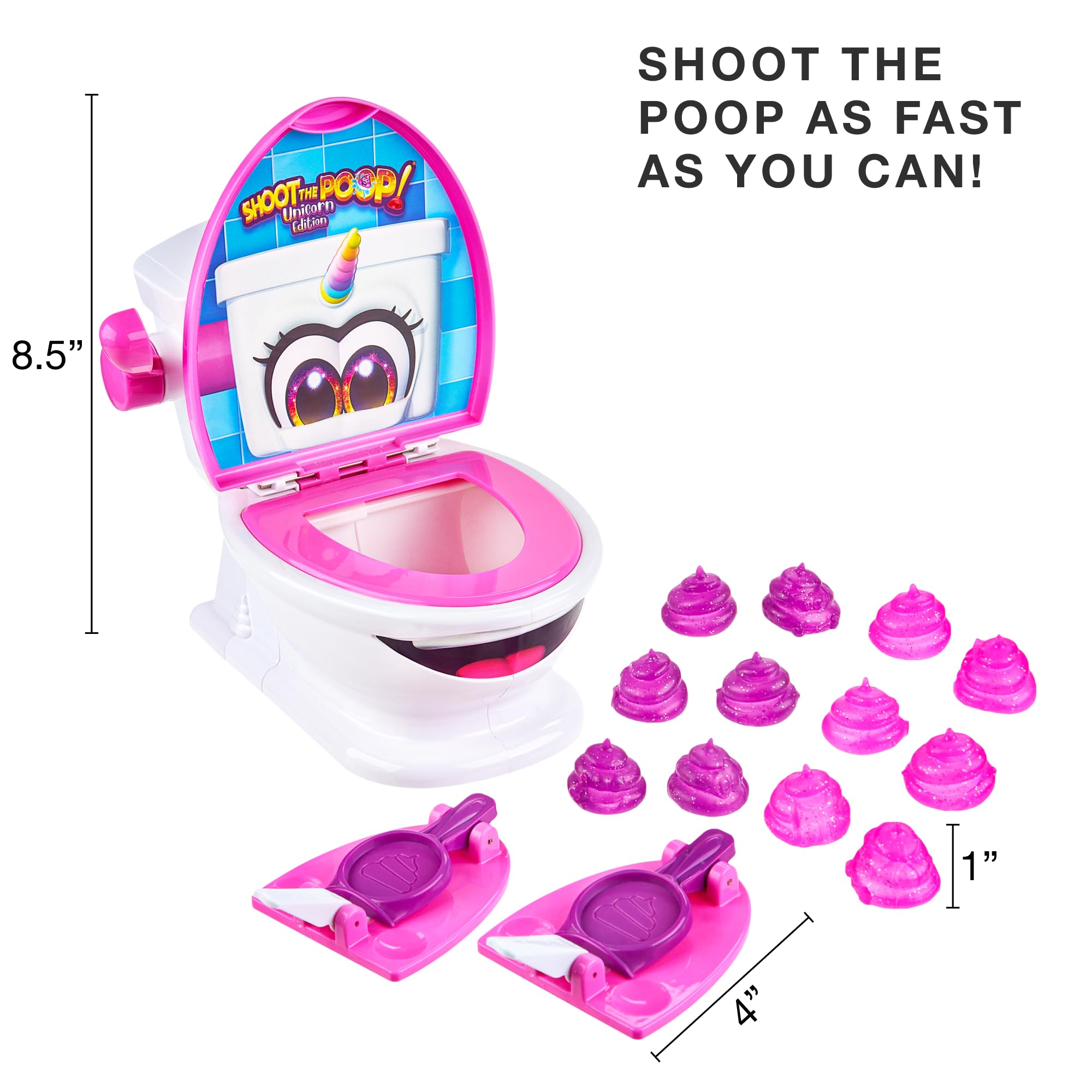 Foto 7 pulgar | Juego Familiar Brybelly Shoot The Poop Unicorn Edition - Venta Internacional.