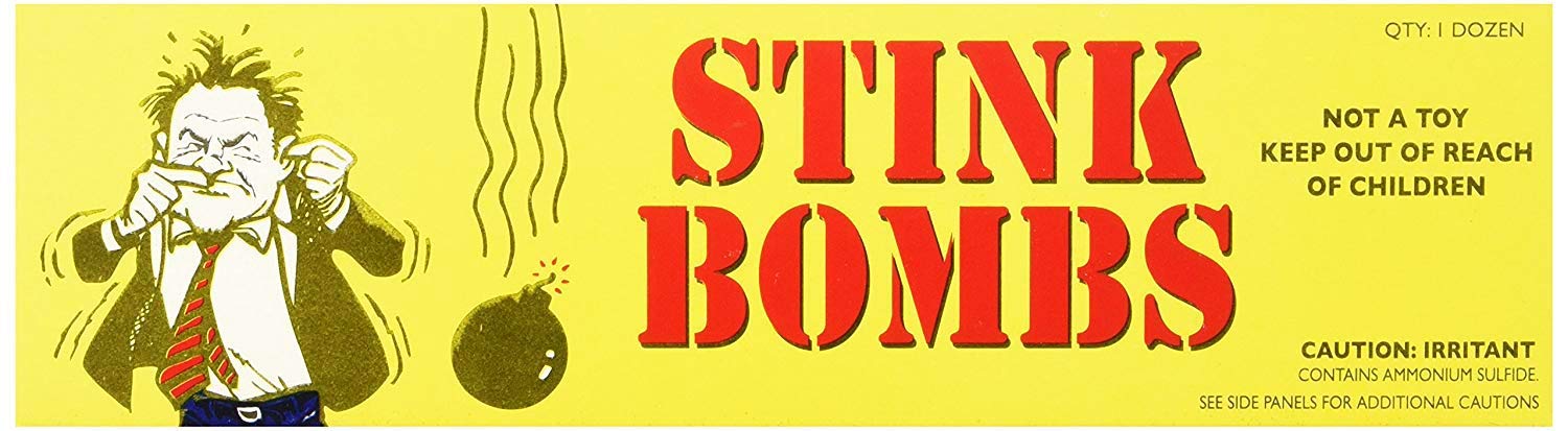 Foto 2 pulgar | Stink Bombs Rhode Island Novelty, 3 Frascos De Vidrio Por Caja, 12 Unidades - Venta Internacional.