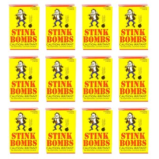 Foto 2 | Stink Bombs Rhode Island Novelty, 3 Frascos De Vidrio Por Caja, 12 Unidades - Venta Internacional.