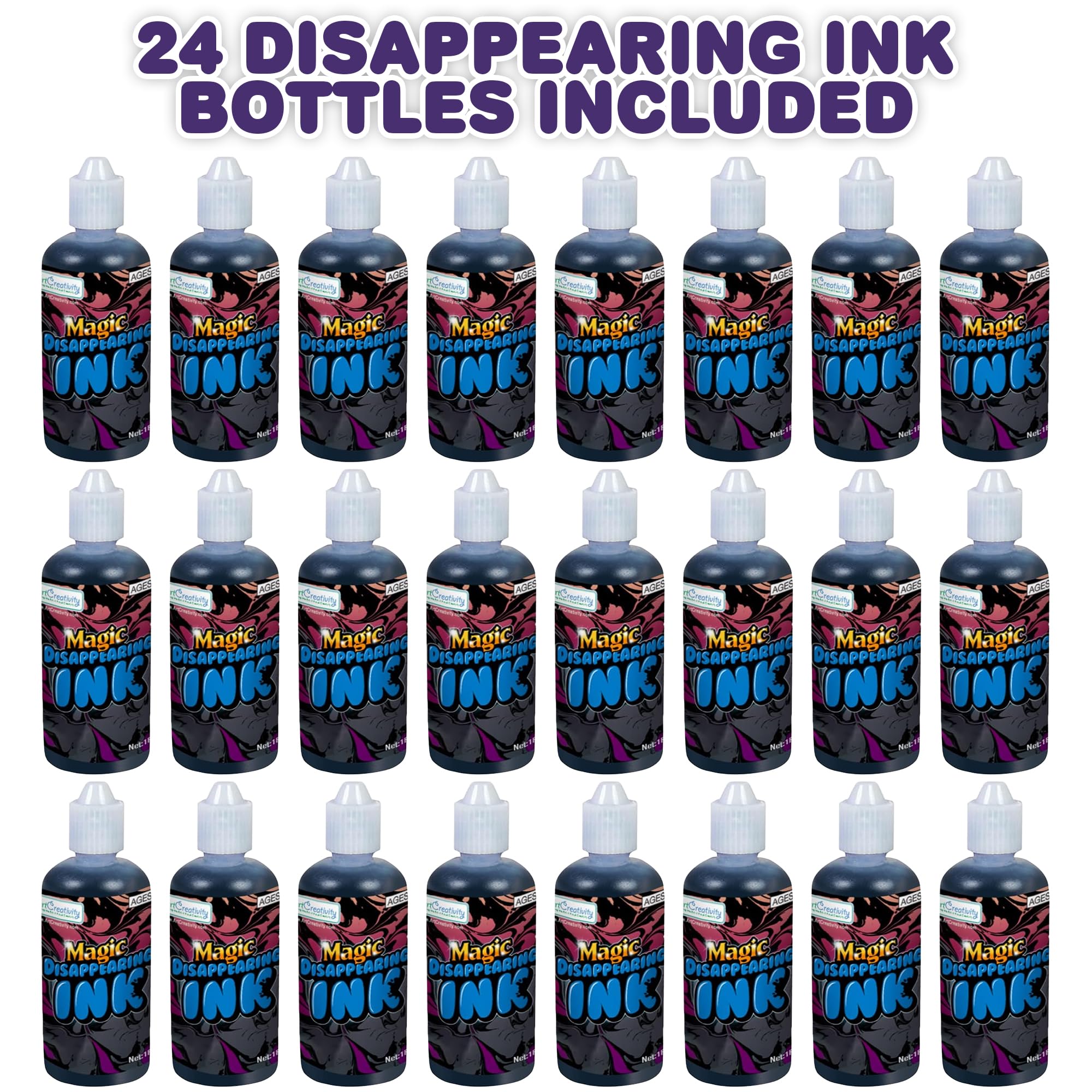 Foto 3 pulgar | Juego De Tintas Mágicas Disappearing Artcreativity, Azul, 30 Ml (paquete De 24) - Venta Internacional.