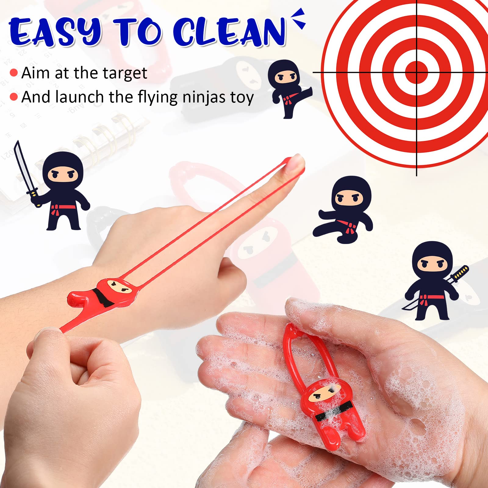 Foto 6 pulgar | Elásticos Flying Ninjas Slingshot Toys Skylety Para Niños - Venta Internacional.