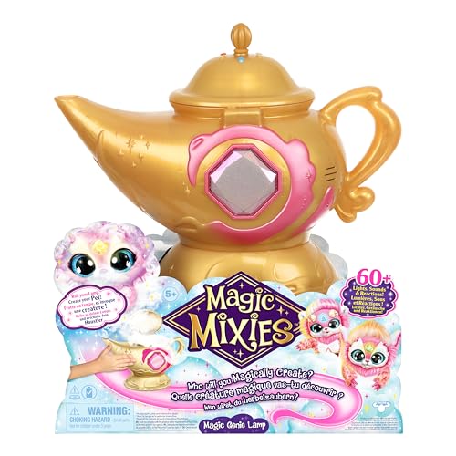 Foto 2 pulgar | Venta Internacional - Lámpara Magic Genie De Toy Magic Mixies Con Peluche Rosa Interactivo