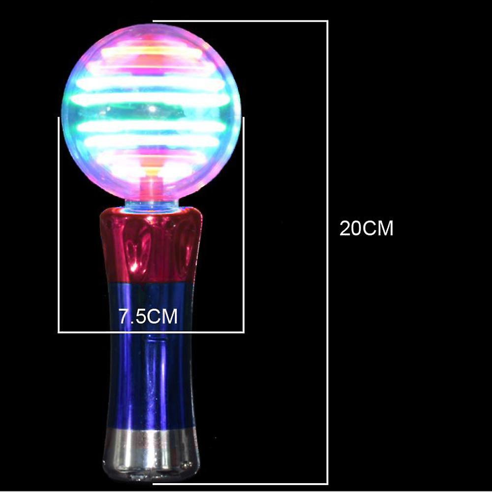 Foto 4 pulgar | Venta Internacional - Varita Mágica Con Luz Led, Forma De Globo Giratorio, 19,5 Cm