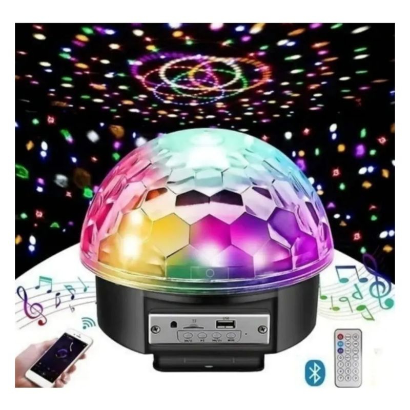 Foto 3 pulgar | Luces Rítmicas Disco Ball Magic Disc Con Bluetooth - Venta Internacional.