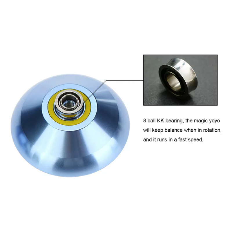 Foto 2 | Yoyo Magic Yoyo Magic Professional Lake Alloy 8, Color Azul, 85 G - Venta Internacional.