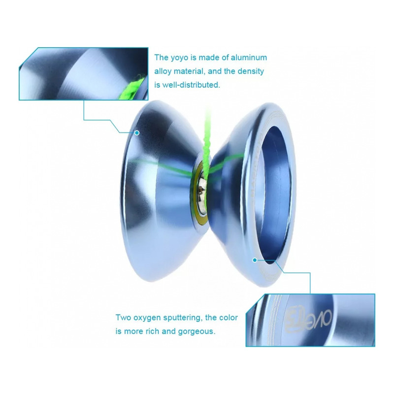 Foto 4 pulgar | Yoyo Magic Yoyo Magic Professional Lake Alloy 8, Color Azul, 85 G - Venta Internacional.