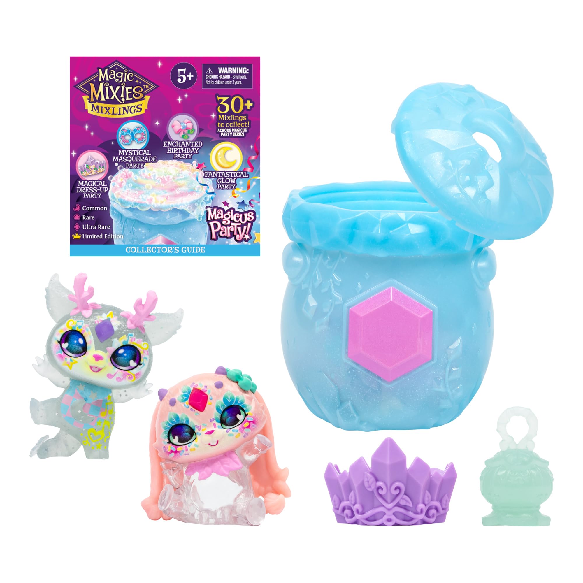 Foto 2 pulgar | Pack De 2 Unidades De Toy Magic Mixies Mixlings Magicus Party Fizz & Reveal - Venta Internacional.
