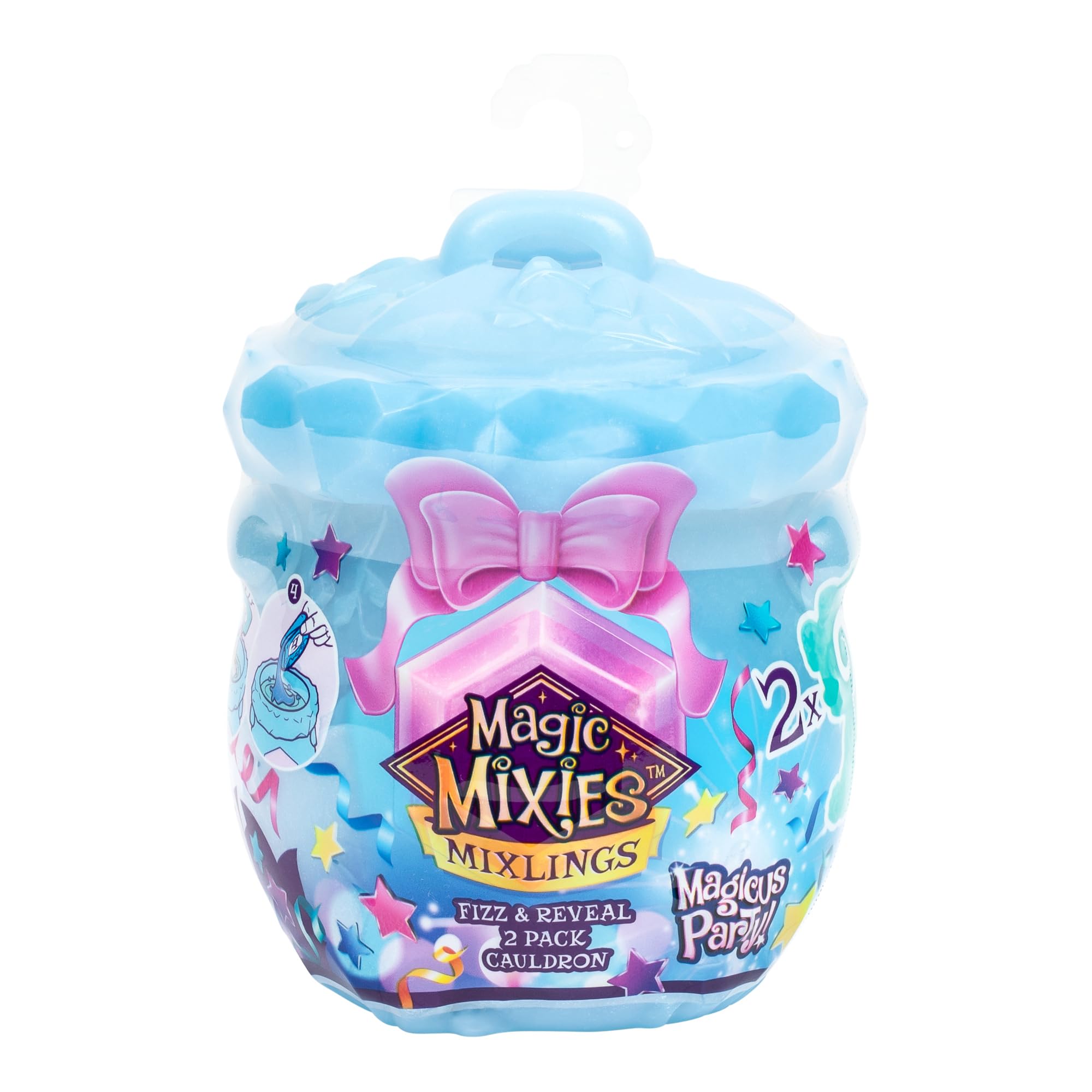 Foto 7 pulgar | Pack De 2 Unidades De Toy Magic Mixies Mixlings Magicus Party Fizz & Reveal - Venta Internacional.