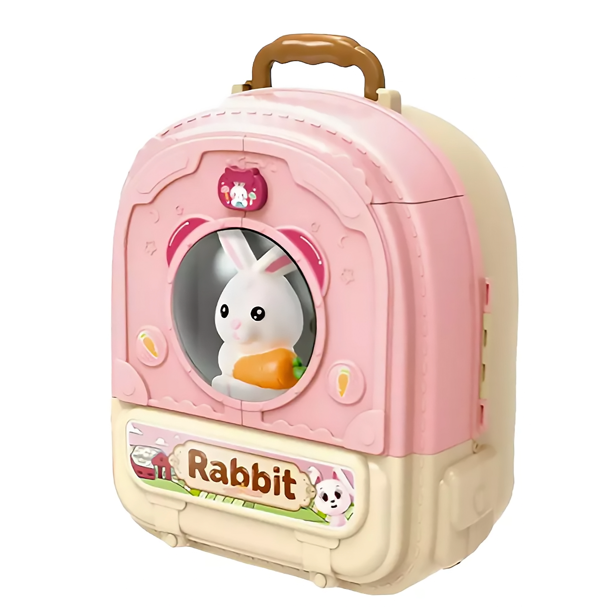 Foto 1 | Mochila de Juguete Happy Animal 2 en 1 Rosa