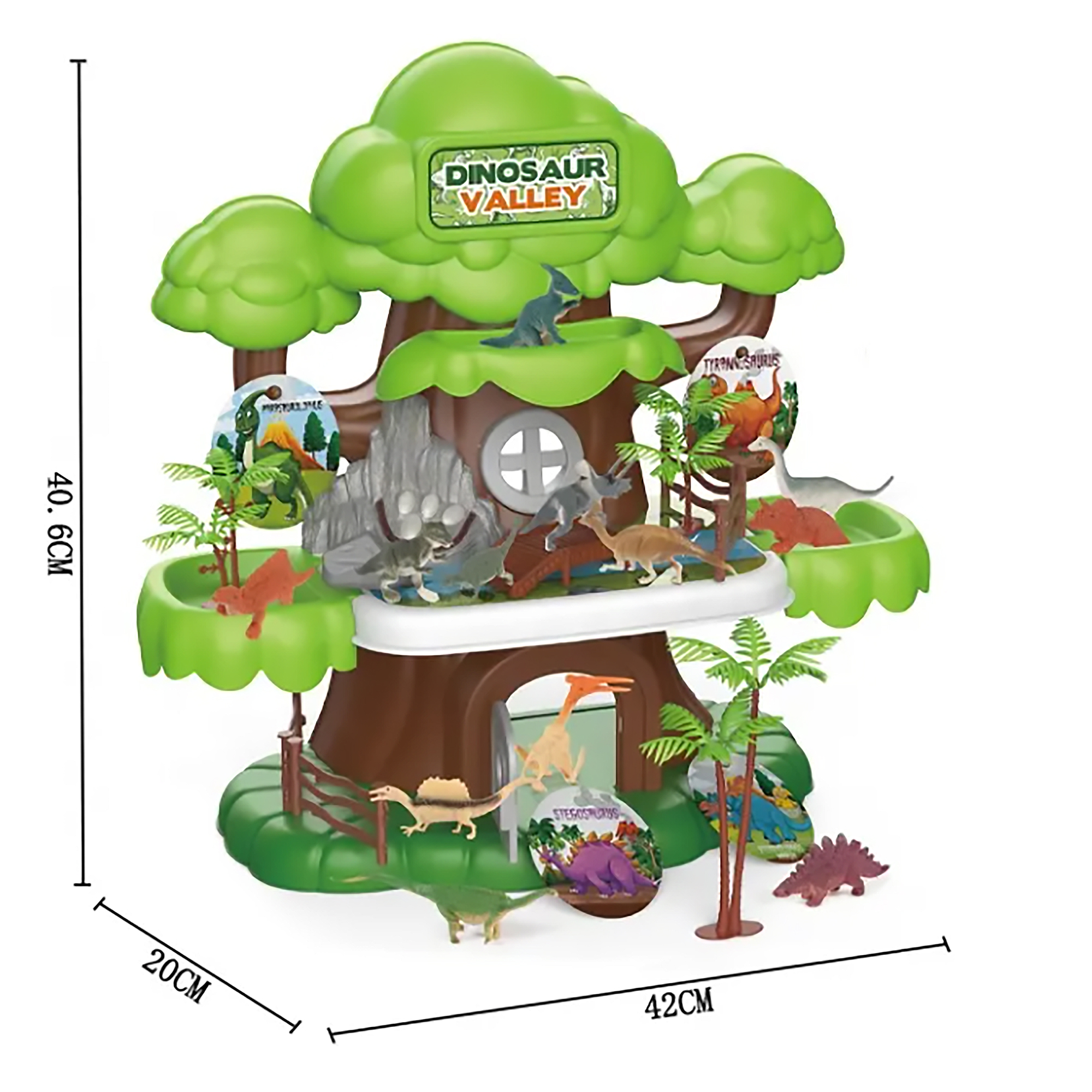 Foto 1 | Casa Del Arbol De Dinosaurios Para Niños Con Mapa Y Árbol, Dinosaurios Jurásicos