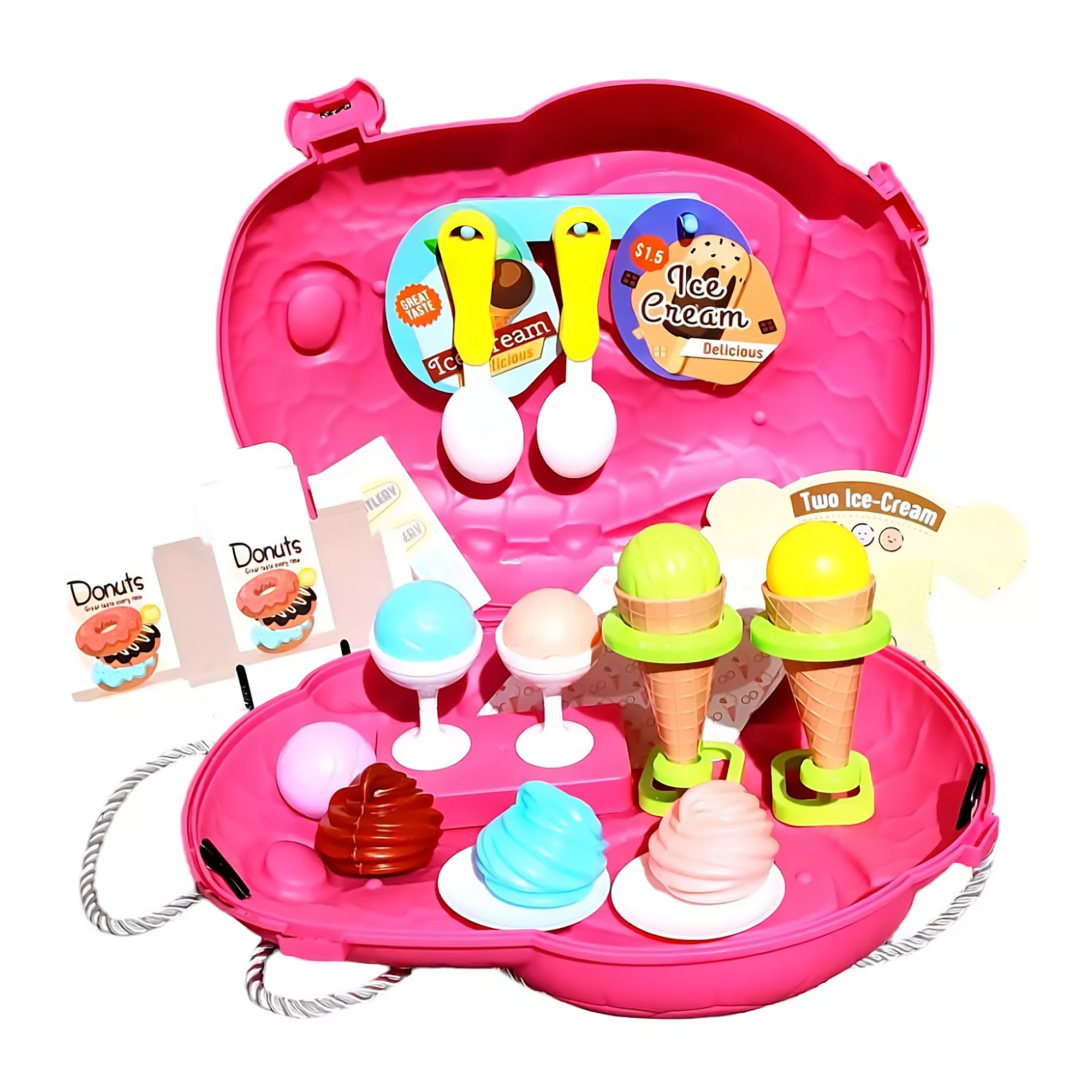 Foto 1 | Dino Bolsa Maletín Para Niña Set Helados 2 En 1 Ice Cream