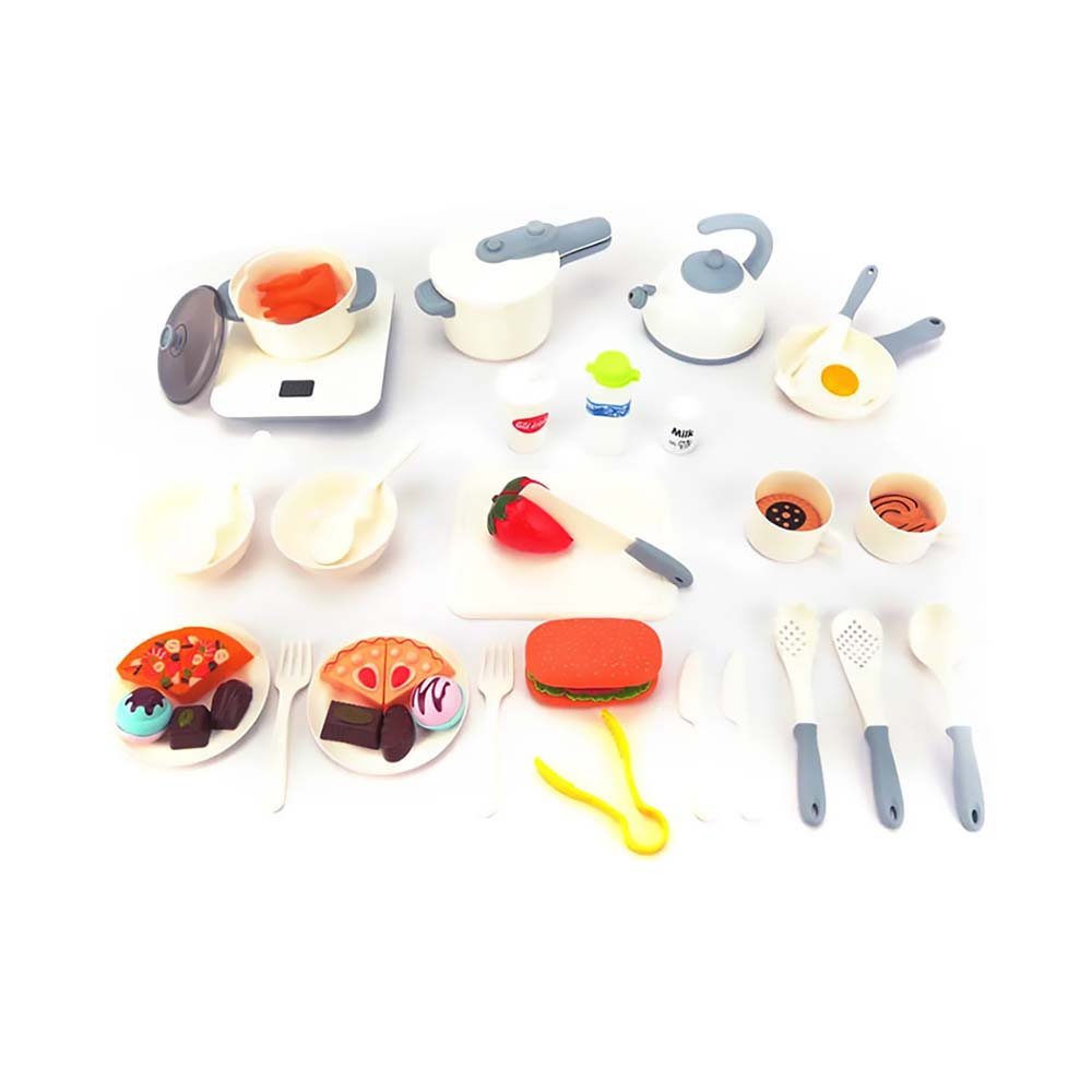 Foto 3 pulgar | Juego De Cocina Para Niños Y Niñas, 32 Unidades Mini Olla Y Fingir Juguete De Cocina, Cubiertos Y Comidas, Uten