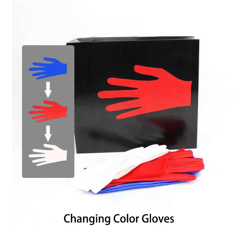 Foto 3 pulgar | Guantes Magic Trick Que Cambian De Color Para Magos - Venta Internacional.
