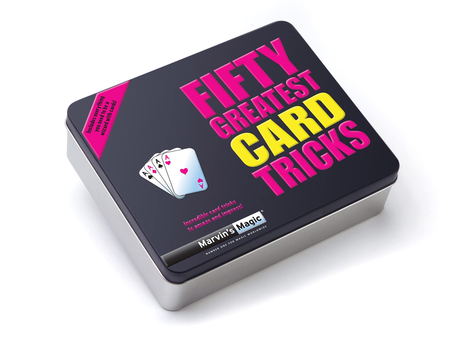 Foto 3 pulgar | Kit De Magia El Set De Los Cincuenta Mejores Trucos De Cartas De Marvin - Venta Internacional.