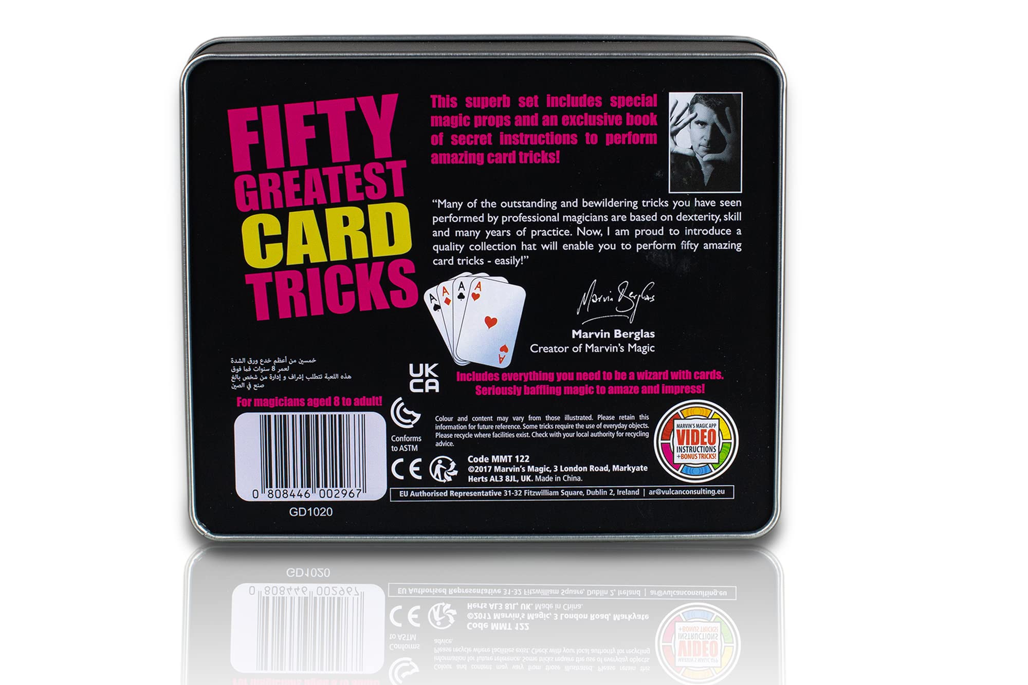 Foto 4 pulgar | Kit De Magia El Set De Los Cincuenta Mejores Trucos De Cartas De Marvin - Venta Internacional.