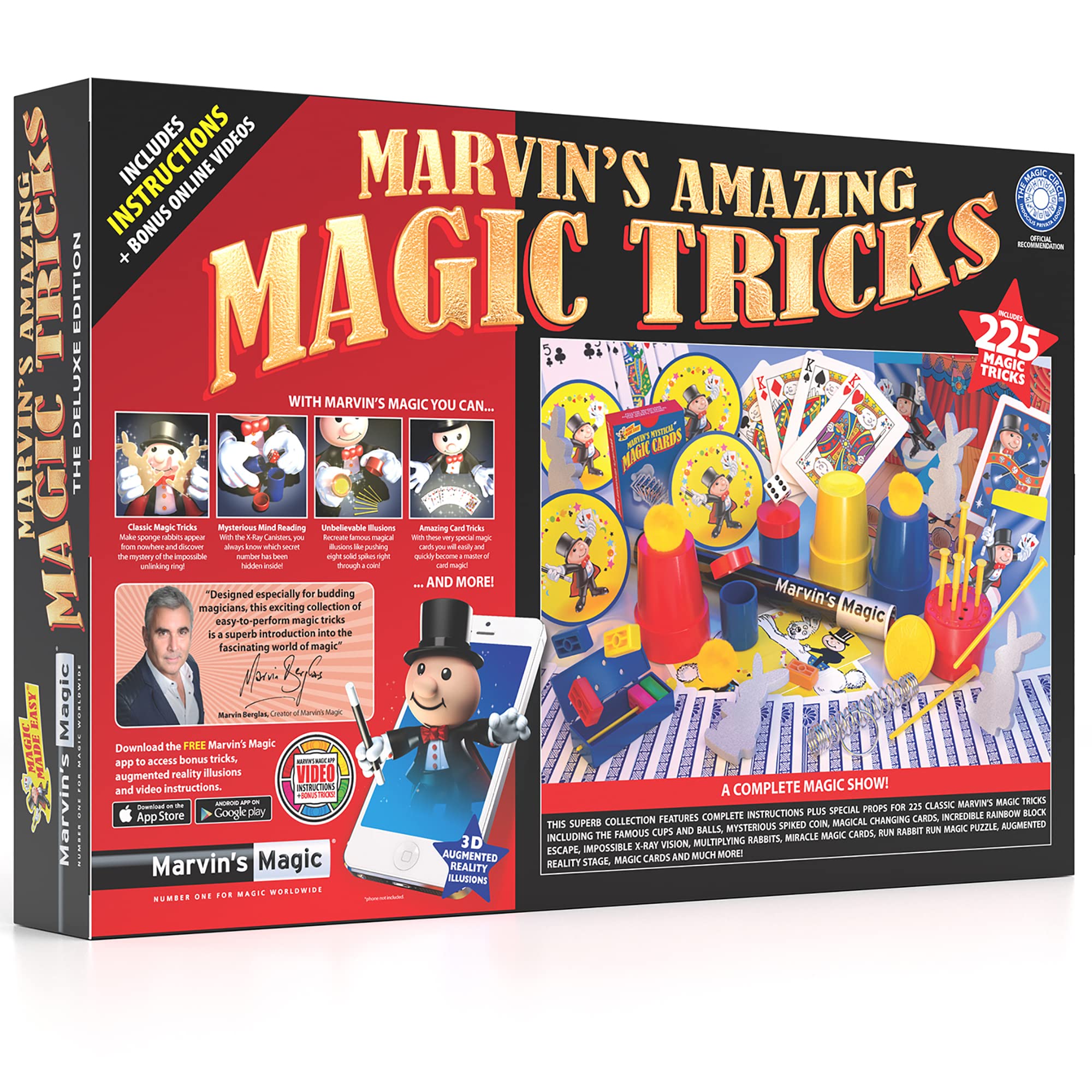 Foto 7 | Set Mágico La Caja Mágica De Trucos De Marvin Con 225 Trucos De Magia - Venta Internacional.