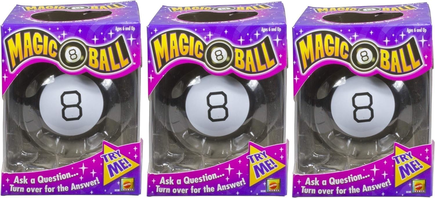 Foto 2 pulgar | Juego De Juguete Magic De 8 Bolas (paquete De 3) Mattel - Venta Internacional.