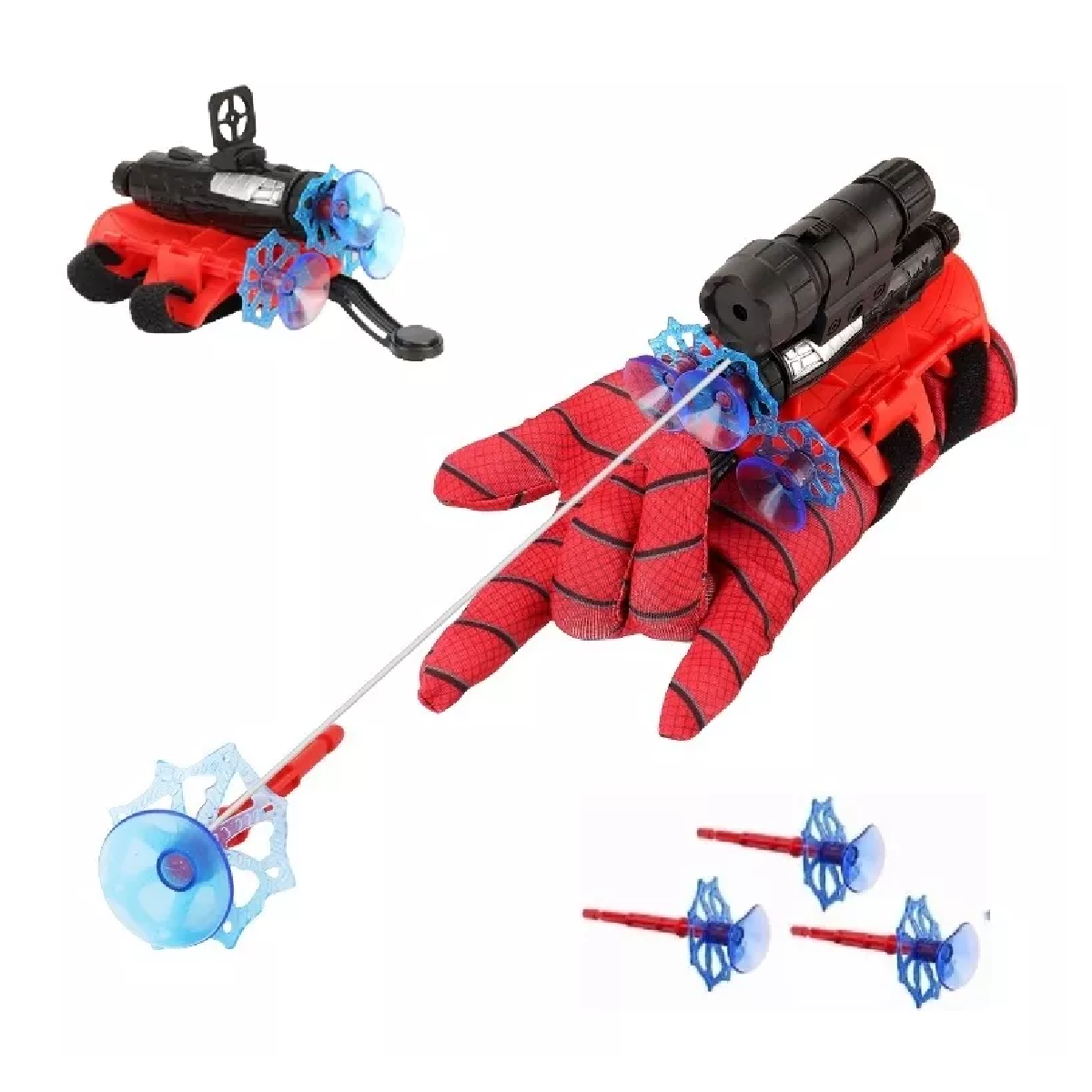 Spiderman Guantes Infantil Bala Suave Launcher Web Shooter