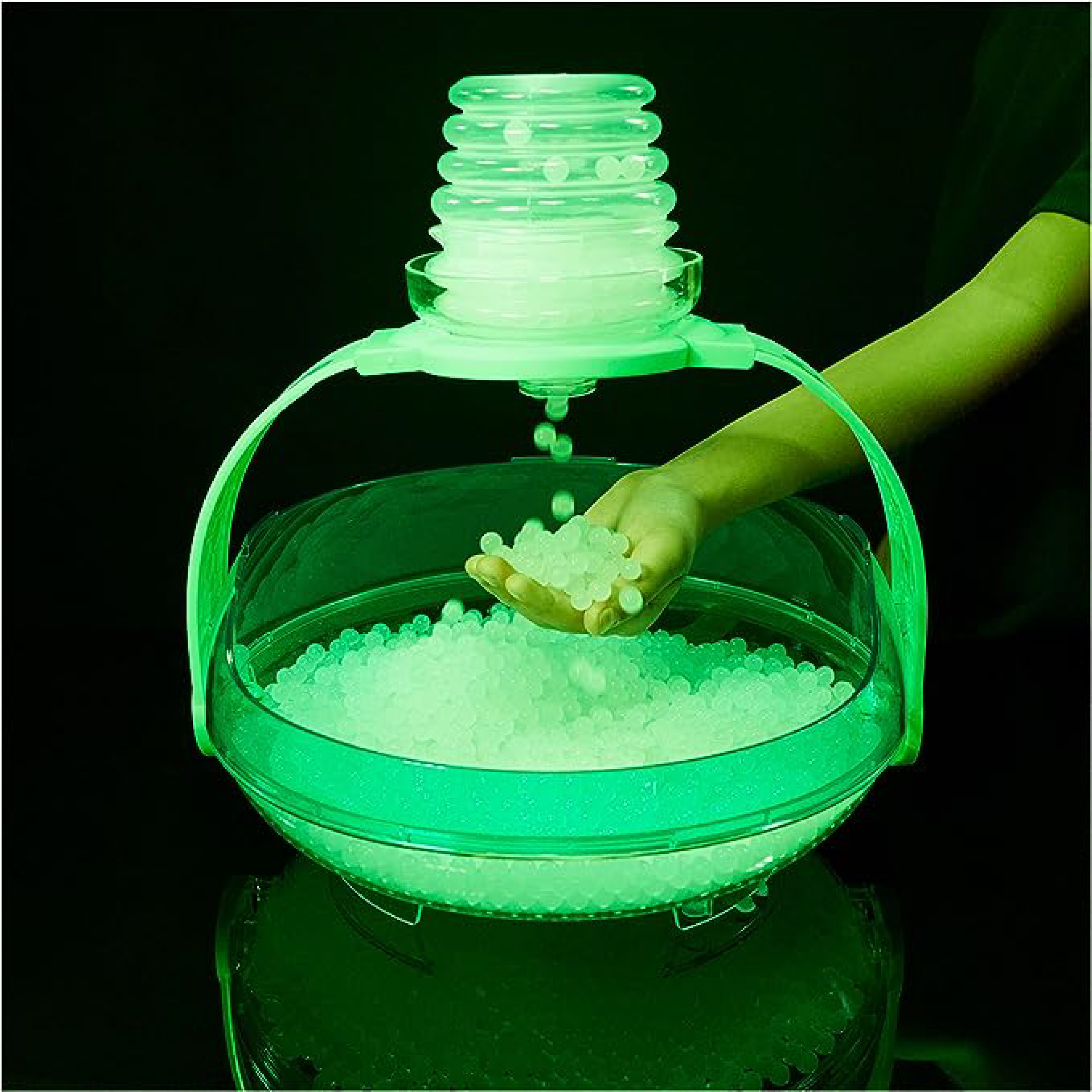 Foto 3 | Esferas de Agua Orbeez no Tóxicas que Brillan en la Oscuridad 2000 Piezas