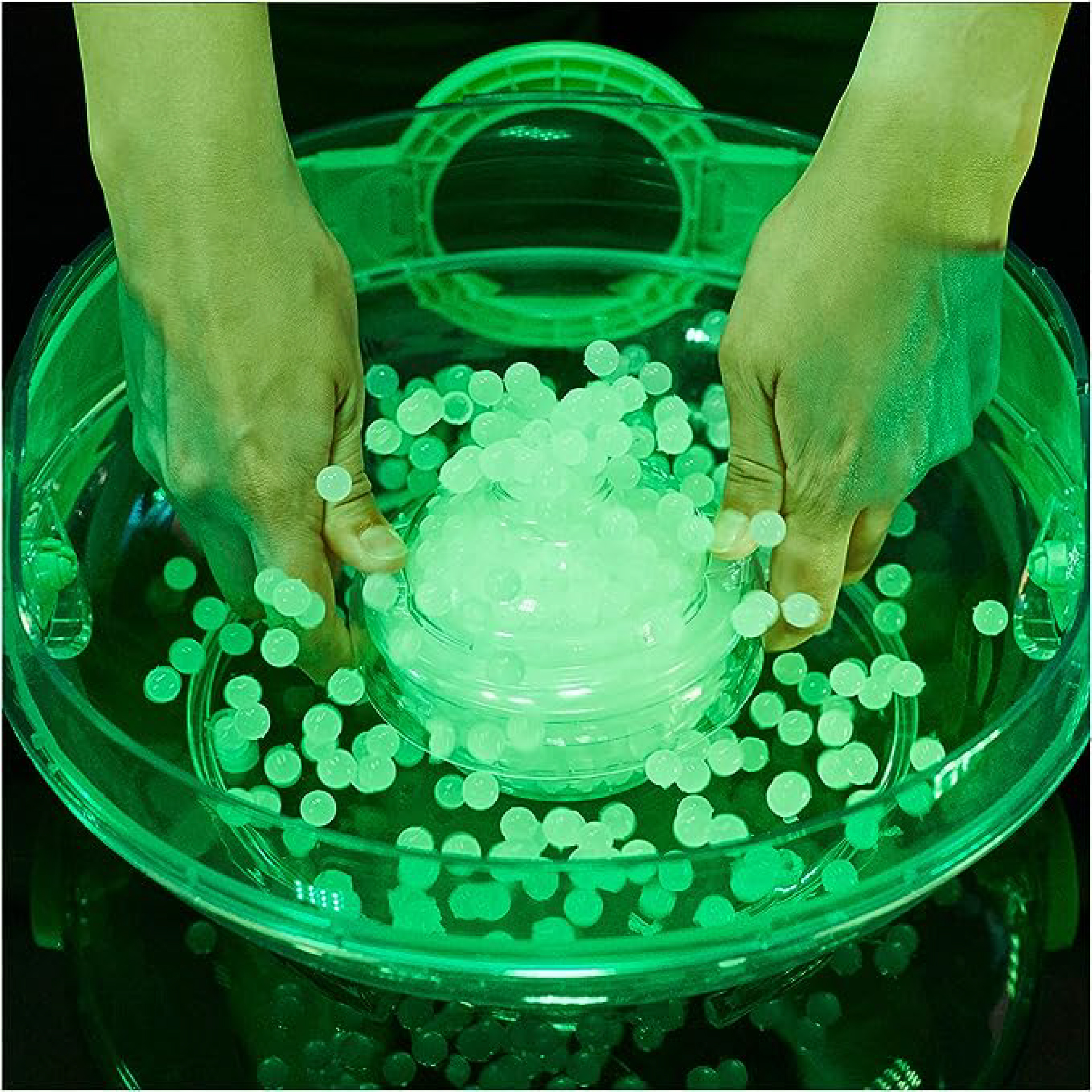 Foto 5 | Esferas de Agua Orbeez no Tóxicas que Brillan en la Oscuridad 2000 Piezas