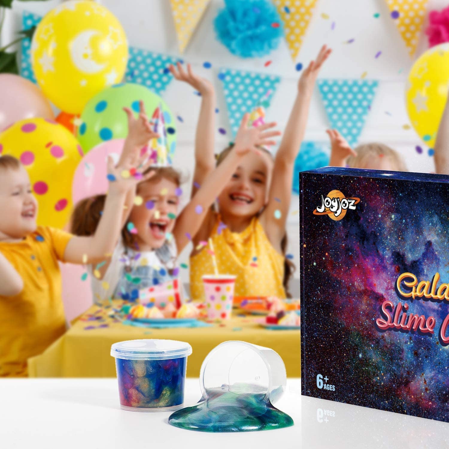 Foto 8 | Venta Internacional - Slime Joyjoz Galaxy, 24 Paquetes De 30 Ml, Antiadherentes, Para Aliviar El Estrés