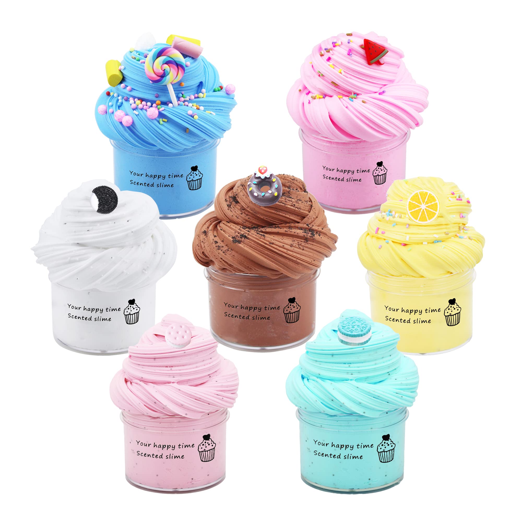 Foto 2 pulgar | Venta Internacional - Manteca Para Tartas Slime Kit Zoneway, Paquete De 7 Unidades, 60 Ml, Para Niñas Y Niños