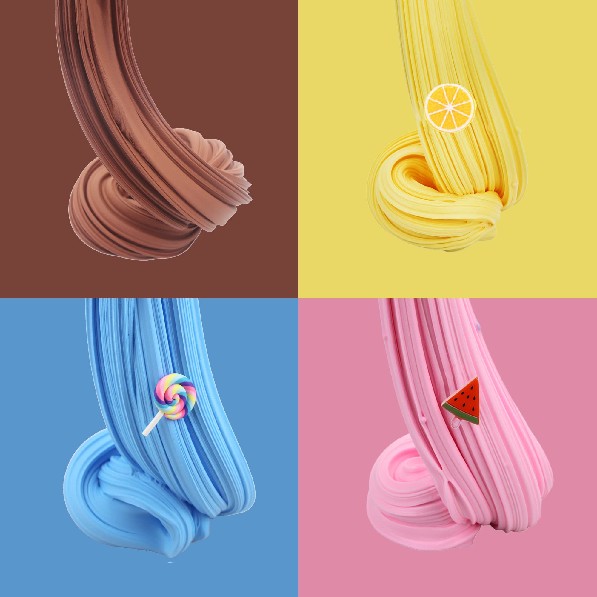 Foto 5 pulgar | Venta Internacional - Manteca Para Tartas Slime Kit Zoneway, Paquete De 7 Unidades, 60 Ml, Para Niñas Y Niños