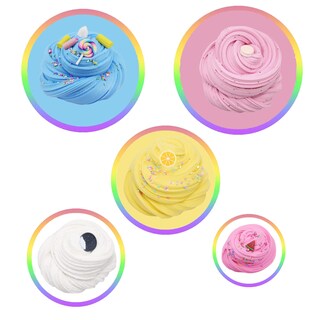 Foto 5 | Venta Internacional - Manteca Para Tartas Slime Kit Zoneway, Paquete De 7 Unidades, 60 Ml, Para Niñas Y Niños