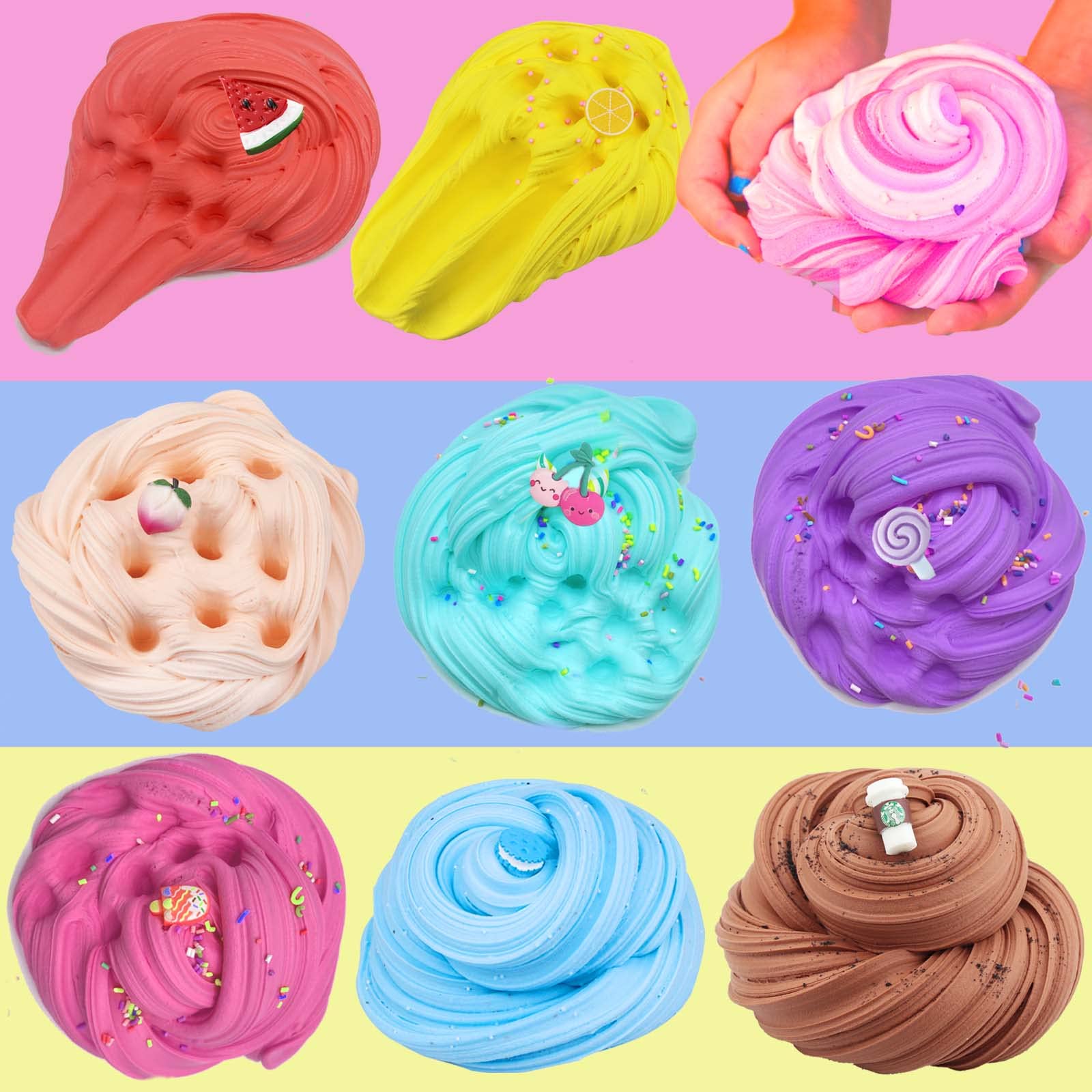 Foto 3 pulgar | Venta Internacional - Mantequilla Slime Kit Hfchupin Para Niñas Y Niños, Paquete De 11 Con Aroma