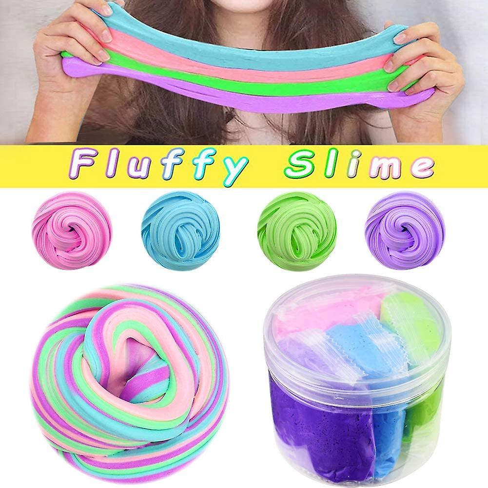 Foto 2 | Venta Internacional - Set Swzy De Fluffy Floam Slime, Paquete De 4 Juguetes Elásticos De Arcilla Blanda
