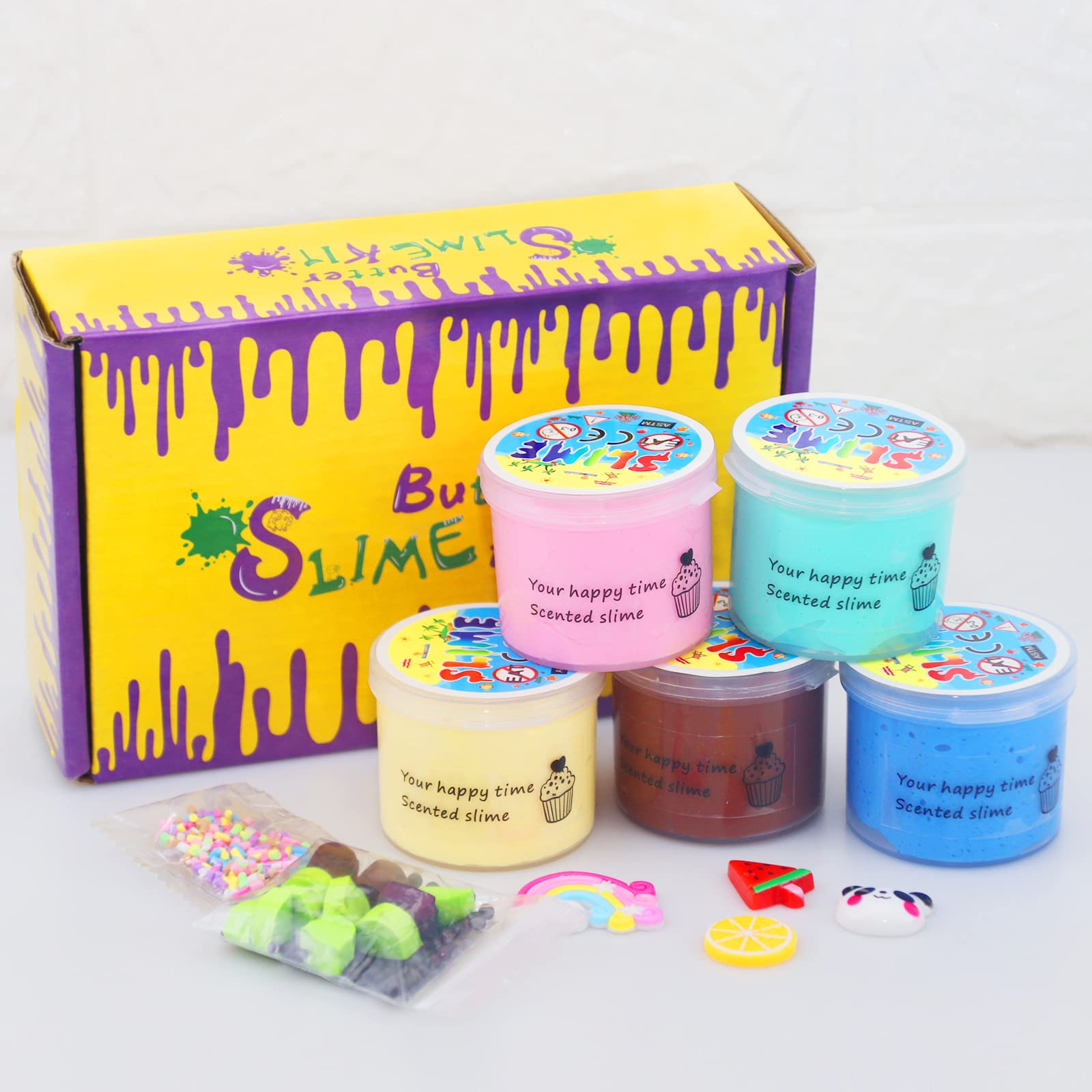 Foto 3 | Venta Internacional - Manteca De Limo Zeweiers Slime Kit, Paquete De 5 Unidades, 60 Ml, No Pegajosa, Suave