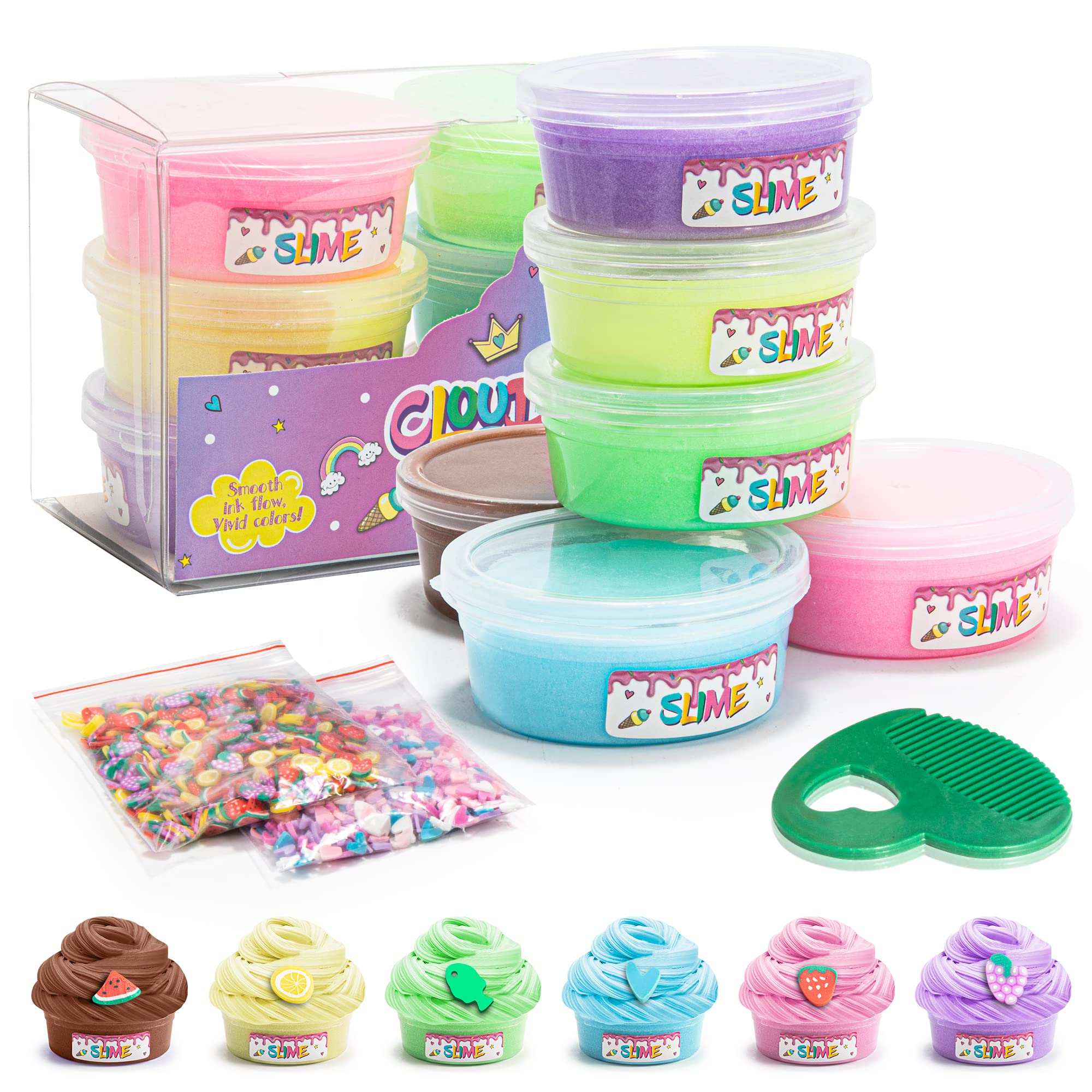 Venta Internacional Mantequilla Slime Kit Yastant Para Ninas Y Ninos Con 6 Colores Coppel