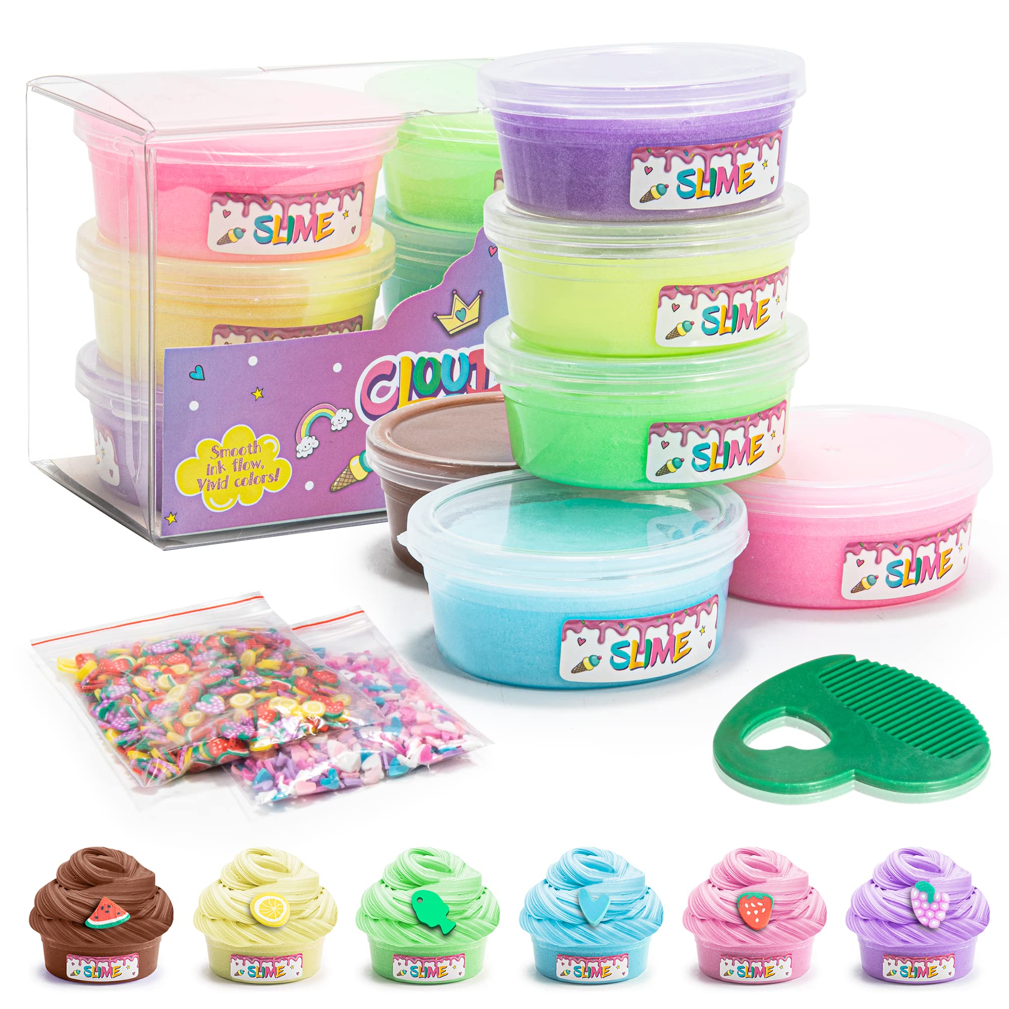 Foto 1 | Venta Internacional - Mantequilla Slime Kit Yastant Para Niñas Y Niños Con 6 Colores